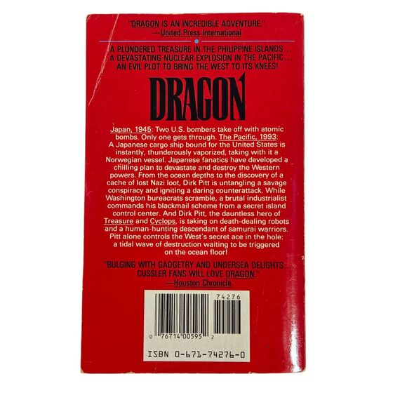 Dragon by Clive Cussler - Paperback - A Dirk Pitt Novel - Picture 2 of 6